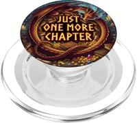 Just One More Chapter Fantasy Book Lover Dragon Magic Reader PopSockets PopGrip per MagSafe