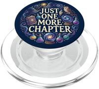 Just One More Chapter Magical Wizard Owl Bookish Navy Blue PopSockets PopGrip per MagSafe