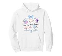 Just One More Chapter Pastel Books Felpa con Cappuccio