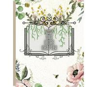 Just one more chapter | pink cottage core reading tracker journal | cute book log | 80 pages