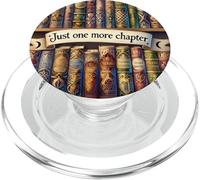 Just One More Chapter Reading Book Lover Book Shelf Bookish PopSockets PopGrip per MagSafe