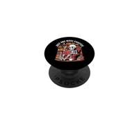 Just One More Chapter - Scheletro Reading Book Lover Coffee PopSockets PopGrip Adesivo