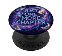 Just One More Chapter Space Astronaut Book Lover PopSockets PopGrip Adesivo