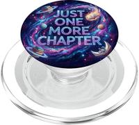 Just One More Chapter Space Astronaut Book Lover PopSockets PopGrip per MagSafe