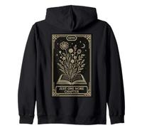 Just One More Chapter Starry Night Bookworm Festa di Halloween Felpa con Cappuccio