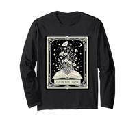 Just One More Chapter Tarocchi Style Book Lover Halloween Party Maglia a Manica