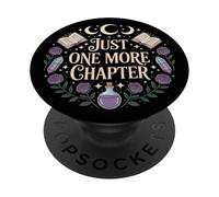 Just One More Chapter Witchy Gothic Magic Aesthetic Bookish PopSockets PopGrip Adesivo