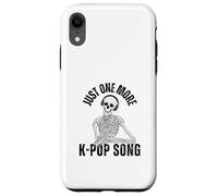 Just One More - Cuffie con scheletro K-Pop Custodia per iPhone XR