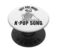 Just One More - Cuffie con scheletro K-Pop PopSockets PopGrip Adesivo