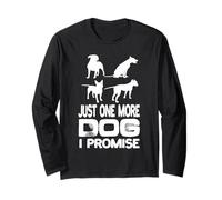 Just One More Dog I Promise Dogs - Cane da Compagnia Maglia a Manica