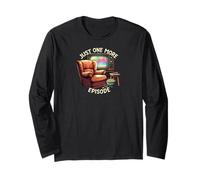 Just One More Episode Funny TV Binge Watch Design Maglia a Manica