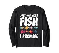 Just One More Fish I Promise - Acquario Unisex Maglia a Manica