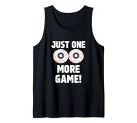 Just One More Game Divertente Gamer Videogioco Stanco Occhi Rossi Canotta