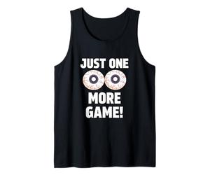 Just One More Game Divertente Gamer Videogioco Stanco Occhi Rossi Canotta