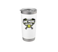 Just One More Game Pickleball - Gioco divertente con giocatore Bicchiere termico in acciaio inox doppia parete