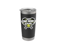 Just One More Game Pickleball - Gioco divertente con giocatore Bicchiere termico in acciaio inox doppia parete