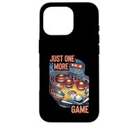 Just One More Game Pinball Arcade Retro Gamer Custodia per iPhone 16 Pro