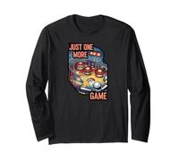 Just One More Game Pinball Arcade Retro Gamer Maglia a Manica