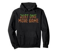 Just One More Game - videogioco retrò pixel art 8-bit bambini Felpa con Cappuccio