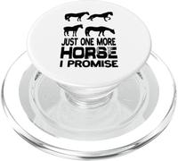 Just One More Horse I Promise Equitazione Equitazione PopSockets PopGrip per MagSafe
