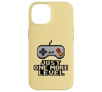 Just One More Level Pixel Art Game Controller Motivazionale Custodia per iPhone 14