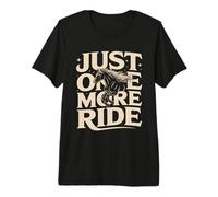 Just One More Ride Horse Amante Equitazione Maglietta Premium