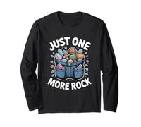 Just One More Rock Rockhounding Cercatore Minerali Maglia a Manica