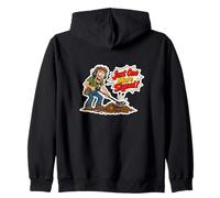 Just One More Signal Funny Detectorist Uomini papà Nonno Felpa con Cappuccio