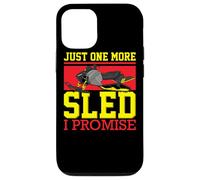 Just One More - Slitta per motoslitta per sport sulla neve Custodia per iPhone 12/12 Pro