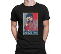 Just One More Thing Retro Columbo TV Series Men T Shirt Black XL