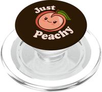 Just Peachy Carino Kawaii Pesca Cibo Pun Adorabile Pesca PopSockets PopGrip per MagSafe