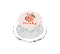 Just Peachy Carino Kawaii Pesca Cibo Pun Adorabile Pesca PopSockets PopGrip per MagSafe