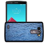 Just Phone Cases Carcasa Funda Prima Delgada SLIM Casa Case Bandera Cover Shell para // M00421738 Acqua Blue Ocean Sea Liquido Natura // LG G4 H815