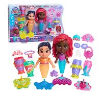 Just Play Set di bambole deluxe Disney Junior Ariel Pop Tails, 19 pezzi con accessori, dai 3 anni