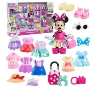 Just Play Bambola articolata della collezione Fabulous Fashion di Disney Junior e accessori, 22 pezzi, giocattoli per bambini dai 3 anni