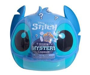 Just Play Capsula misteriosa Jumbo Disney Stitch, 8 pezzi, peluche da 22,9 cm, g