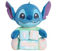 Just Play Disney Baby My First Year Stitch e Milestone Blocks 10,5 pollici Peluche 4 pezzi Giocattoli per bambini per et 0