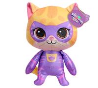 Just Play Disney Junior SuperKitties Sparks - Peluche da 20,3 cm, con costume da eroe gattino giocattolo per ragazzi e ragazze dai 2 anni in poi