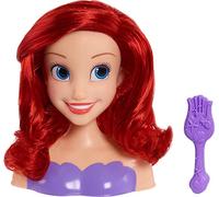 Just Play- Disney Princess Ariel Testa per Parrucchiere, Multicolore, 87505