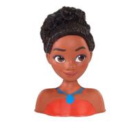 Just Play Disney Princess Moana - Mini testa da parrucchiere, 14 cm, con spazzola per capelli, per divertimento, dai 3 anni in su