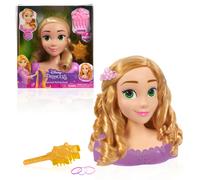 Testa da pettinare Principesse Disney - Rapunzel, 7 Pezzi, Giochi di finzione, Giocattoli per Bambini dai 3 Anni in su di Just Play