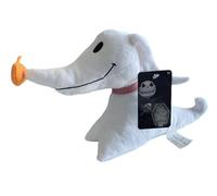 Just Play Disney The Nightmare Before Christmas Zero - Peluche per 30° anniversario, 20,3 cm, Bianco