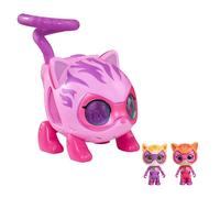 Just Play Elicottero Disney Junior SuperKitties Su-Purr Wild Kitty con luci e suoni, 14 cm, 3 pezzi, personaggi con forma modificabile, giocattoli per bambini dai 3 anni