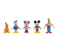 Mickey Mouse Set di personaggi collezionabili Funhouse di Disney Junior, 5 pezzi, personaggi collezionabili da 7 cm, giocattoli per bambini dai 3 anni in su di Just Play