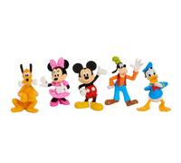 Mickey mouse collectible figure set, 5 pack