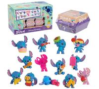 Just Play Mini personaggi da collezione Stitch Disney, confezione a sorpresa, personaggi da collezione alti 5 cm, stili variabili, giocattoli per bambini dai 3 anni
