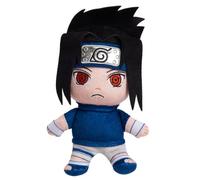 Just Play Naruto Sasuke, peluche da collezione, piccolo, 17,8 cm, per riempire cesti pasquali, regali, giocattoli per bambini dai 3 anni in su