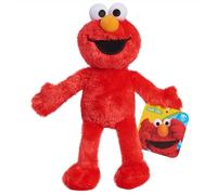 Just Play Amici di Sesame Street - Peluche di Elmo sostenibile, 20 cm, rosso, giocattolo per bambini a partire dai 18 mesi in su