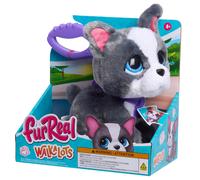 Just Play Peluche interattivo di Bulldog francese furReal Walk-A-Lots, cucciolo