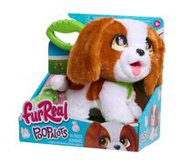 Just Play Peluche interattivo di Cavalier King Charles Spaniel furReal Poop-a-Lots, cucciolo di peluche che cammina da 20,3 cm, giocattoli per bambini dai 4 anni